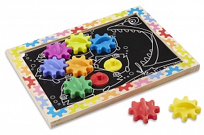 Разноцветные колесики на магнитах из серии "Первые навыки" (Melissa & Doug, 3745_md)